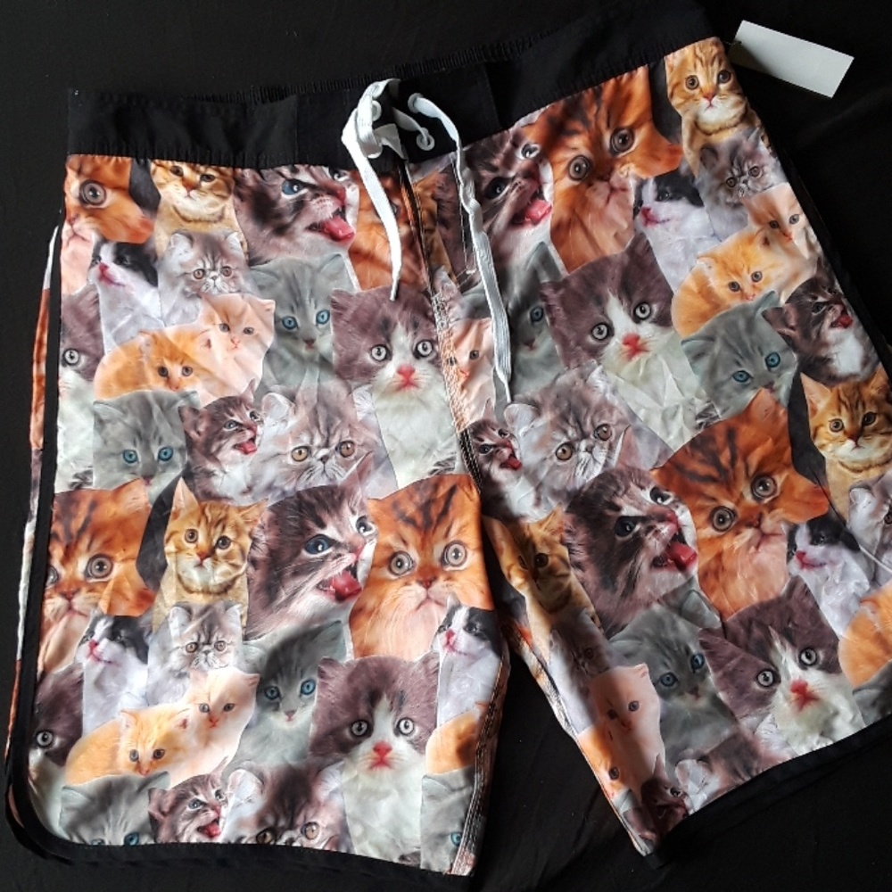 NEW MEN'S BIOWORLD Board/Swimming Shorts Trunks
